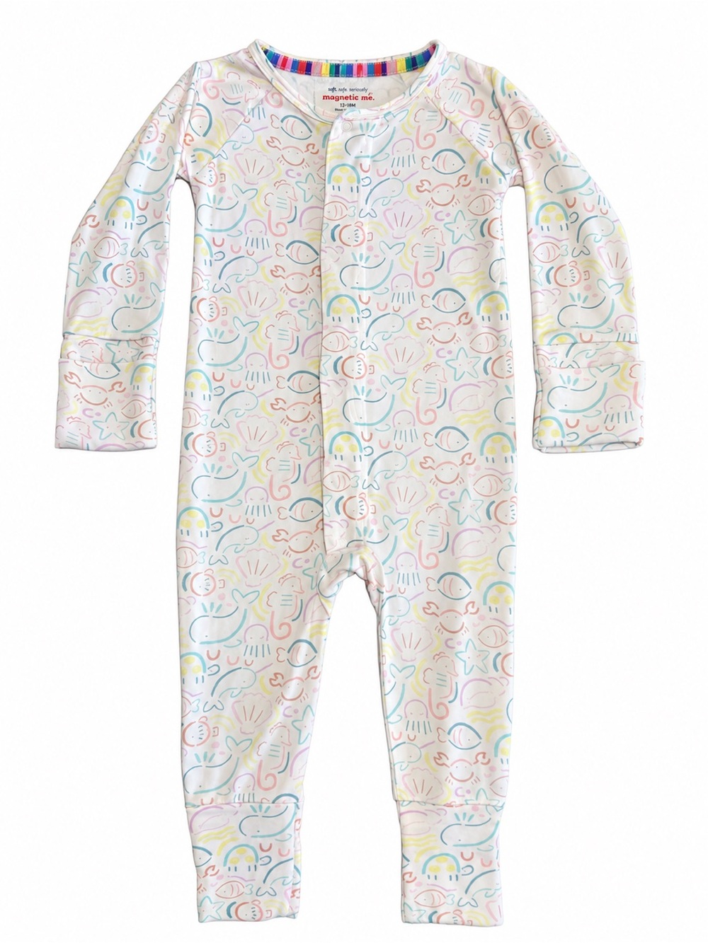 Magnetic Me Ocean Sea Life Magnetic Footless Sleeper 6-9M Modal